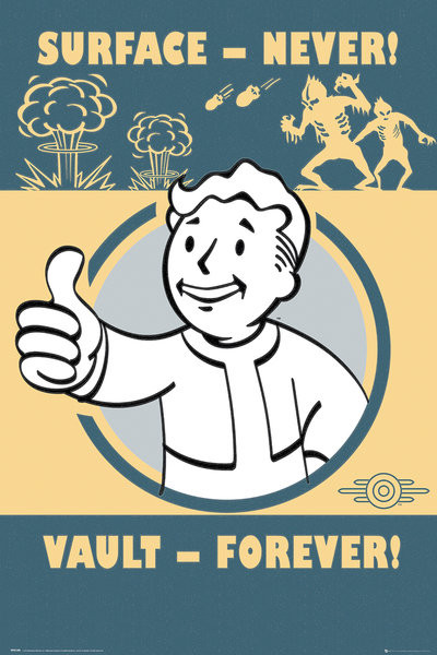 Plakát Fallout 4 - Vault Forever