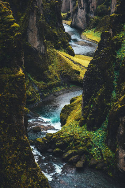Plakát Fjadrargljufur Canyon In Iceland