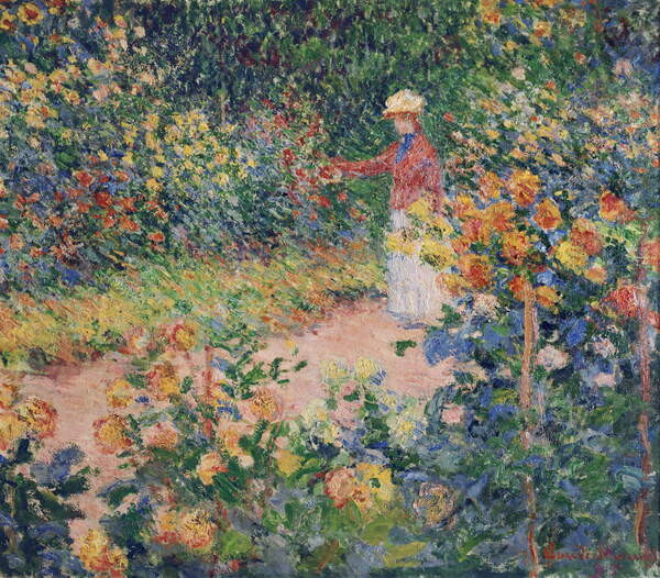 Plakát Garden at Giverny, 1895