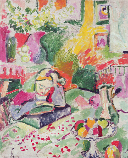 Plakát Girl Reading