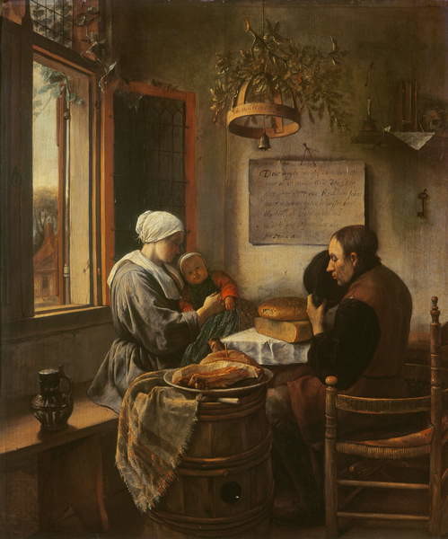 Plakát Grace before Meat, 1660