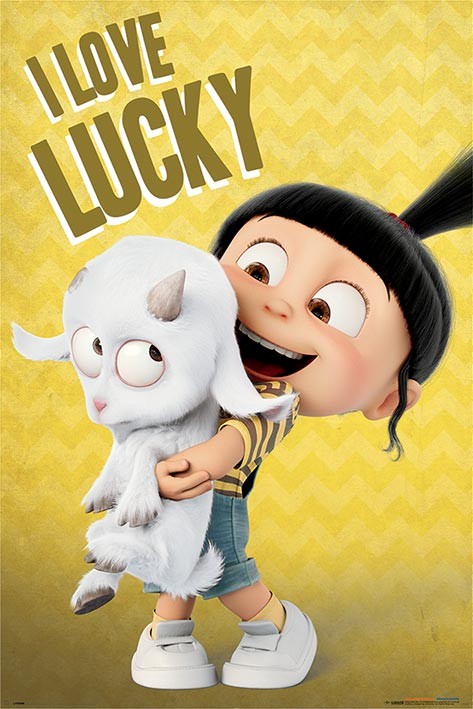 Plakat Obraz Gru Dru I Minionki 3 I Love Lucky Kup Na Posters Pl