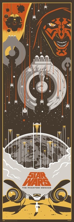 Plakat Gwiezdne wojny: część I - Mroczne widmo