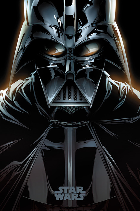 Plakat Gwiezdne wojny - Vader Comic