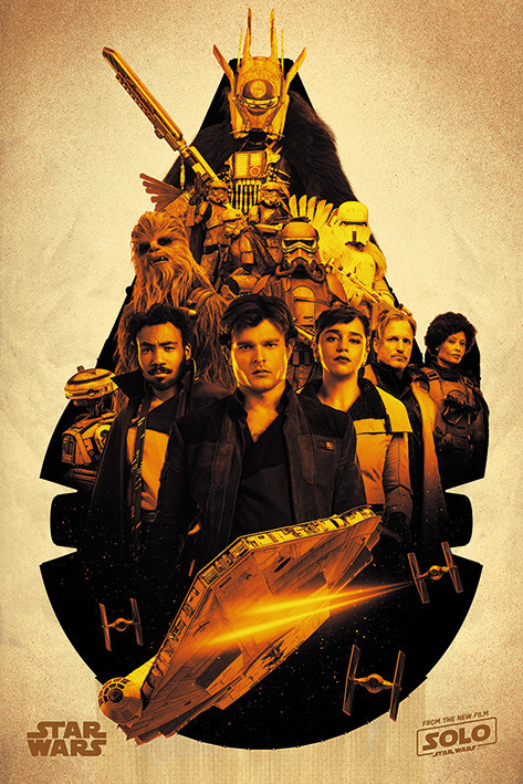 Plakat Han Solo: Gwiezdne wojny historie -Millennium Falcon Montage