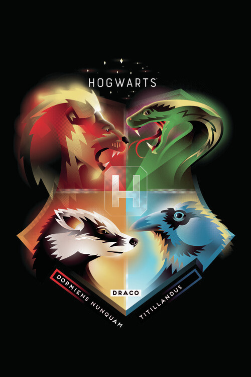 Plakát Harry Potter - Hogwarts Crest