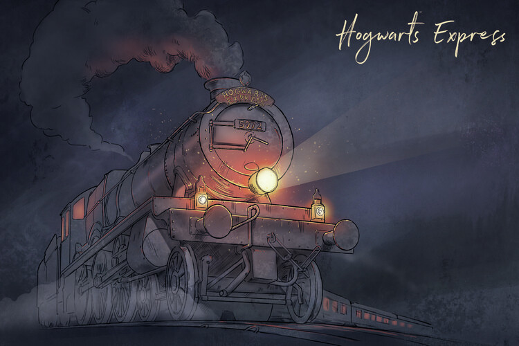 Plakát Harry Potter - Hogwarts Express