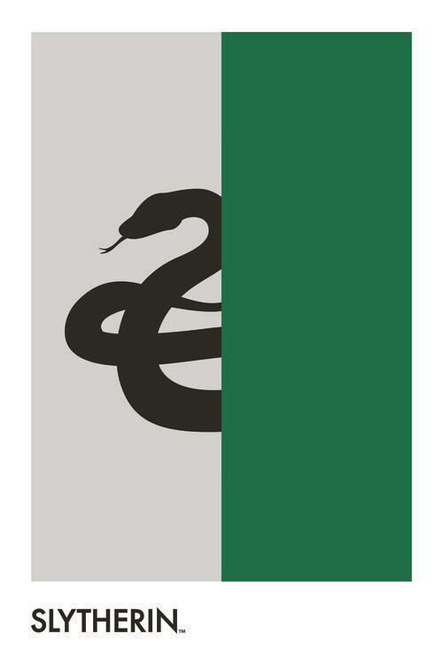 Plakát Harry Potter - Slytherin