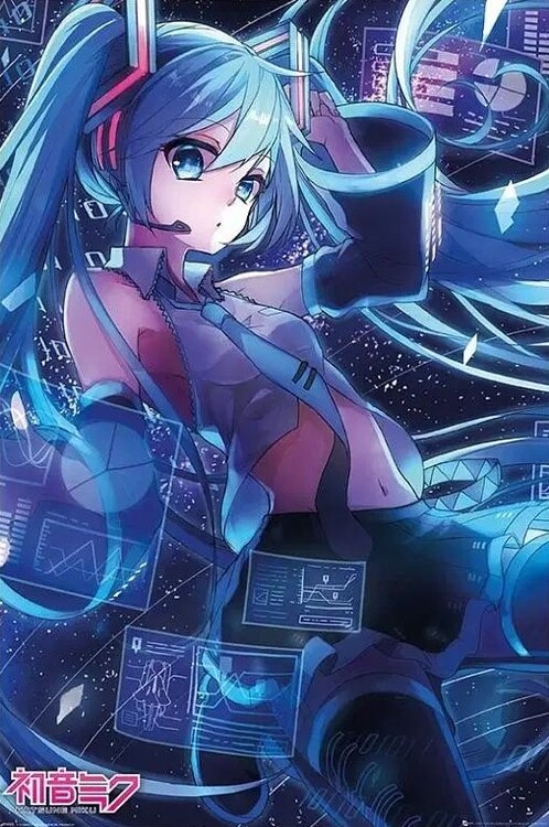 Plakát Hatsune Miku - Screen
