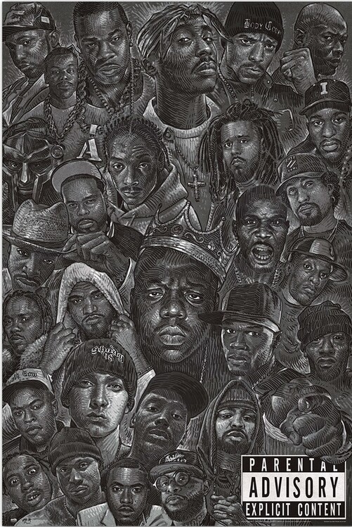 Plakát Hip Hop - All Stars