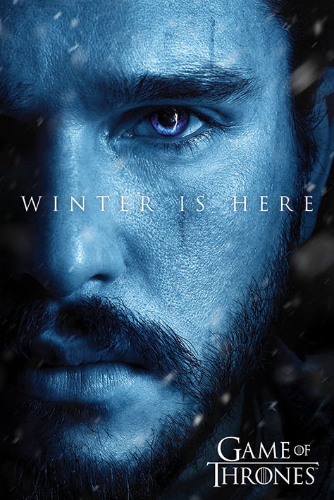 Plakát Hra o Trůny (Game of Thrones): Winter Is Here - Jon