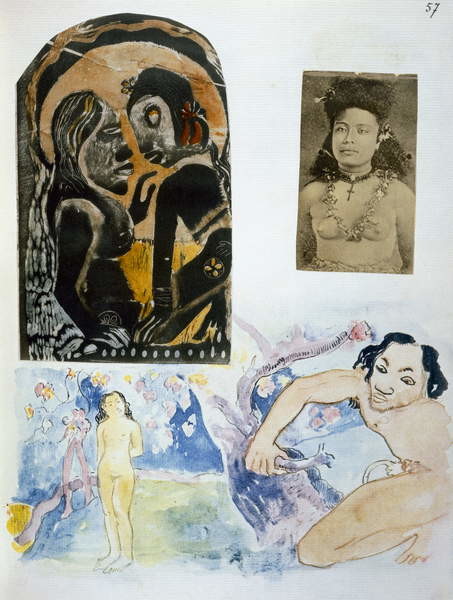 Plakát Illustrations from 'Noa Noa, Voyage a Tahiti'