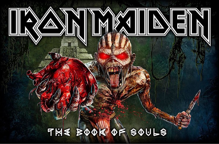 Textilní plakát Iron Maiden - Book Of Souls