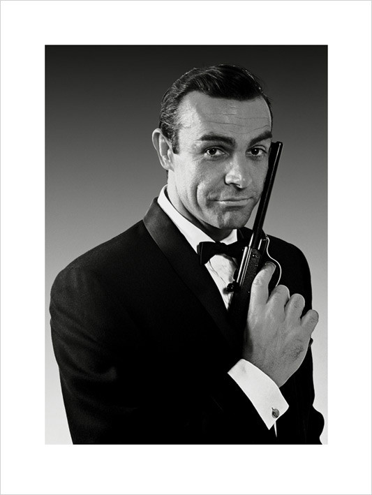 Reprodukcja James Bond 007 - Connery