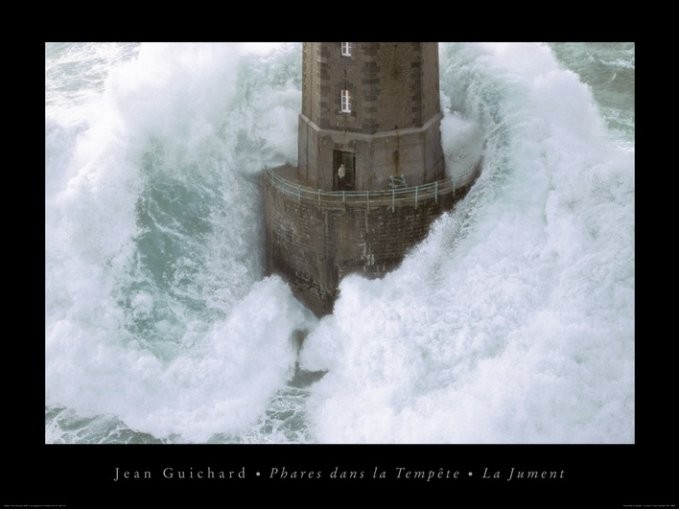 Reprodukcja Jean Guichard - Phares Dans La Tempète, La Jument