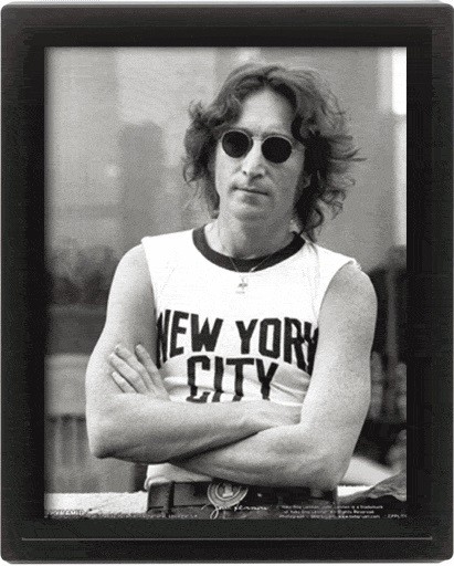 Plakat Obraz John Lennon Nyc Bob Gruen Posterspl 6194