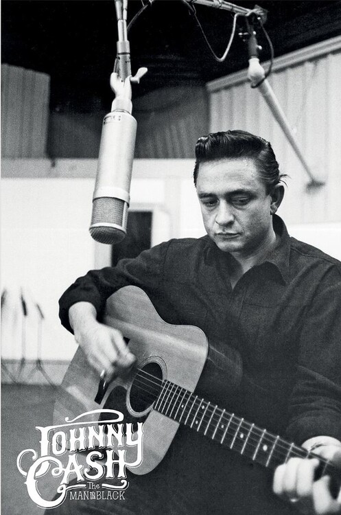 Plakát Johny Cash - Studio
