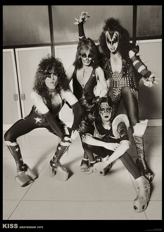 Plakát Kiss - Amsterdam 1976