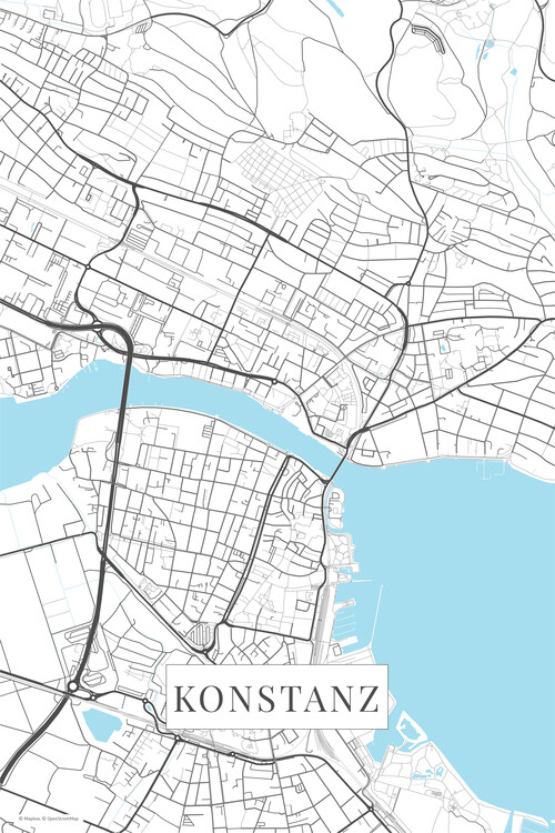 Plakát Konstanz white