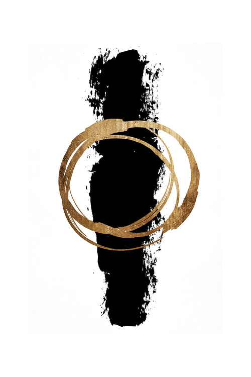 Plakát Kubistika - Circle and line