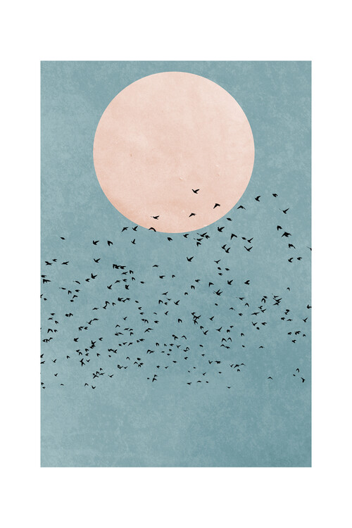 Plakát Kubistika - Fly away