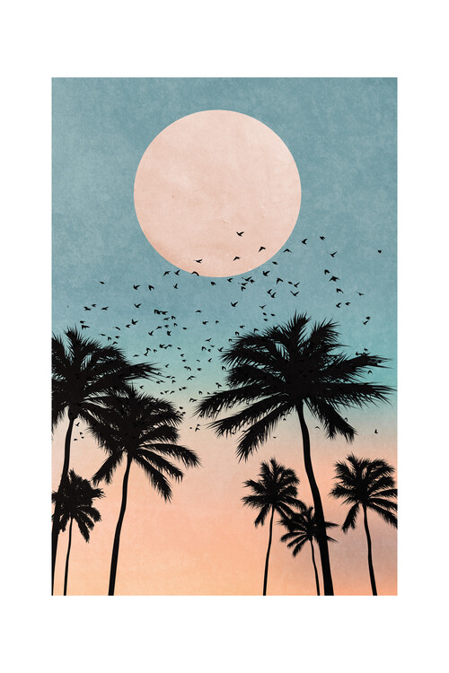 Plakát Kubistika - Sunrise