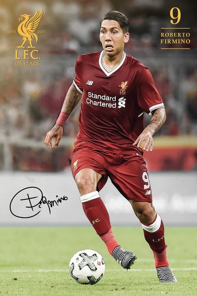 Plakát Liverpool FC - Firmino 17-18