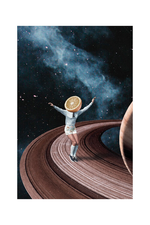 Plakát Maarten Léon - Jumping oranges in my head