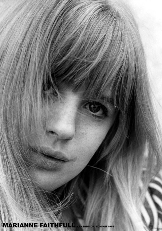 Plakát Marianne Faithful - Portrait B/W