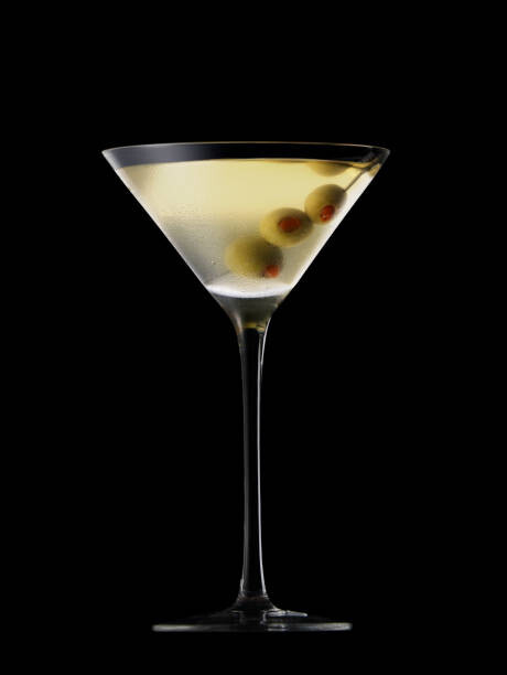 Plakát Martini Glass with Green Olives