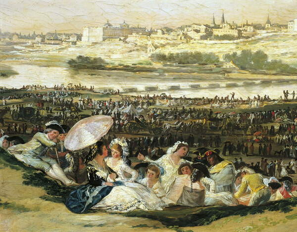 Plakát Meadow of San Isidro