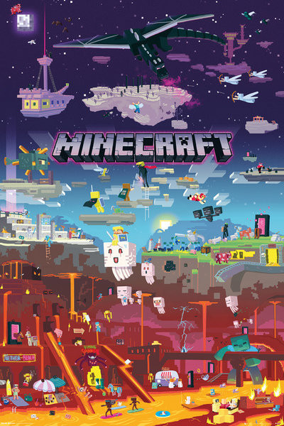 Plakat Minecraft - World Beyond