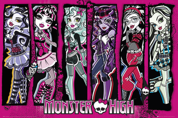 Plakat Obraz Monster High Group Kup Na Posters Pl