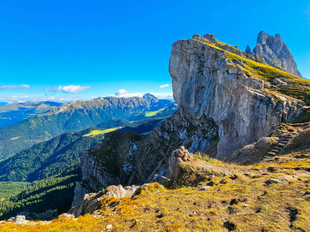Plakát Morning view of Mount Seceda and