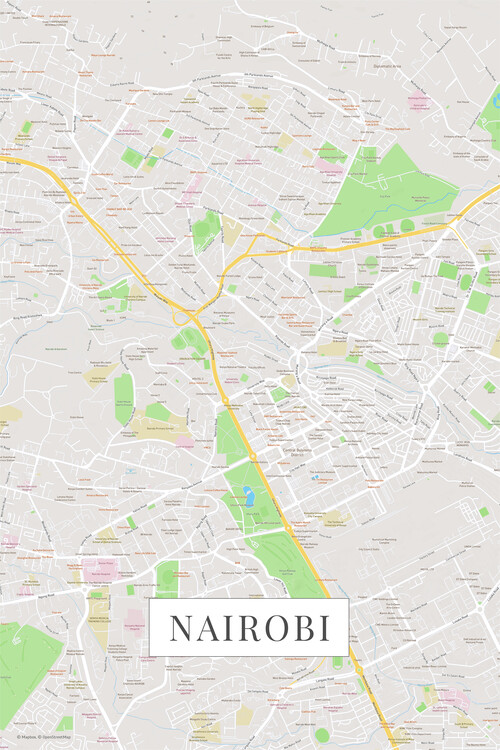 Plakát Nairobi color