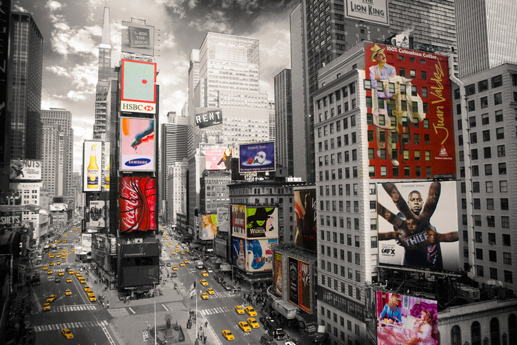 Plakat Nowy Jork - Times square 2