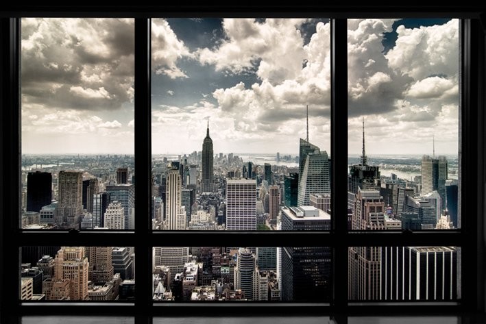 Plakat Nowy Jork - window