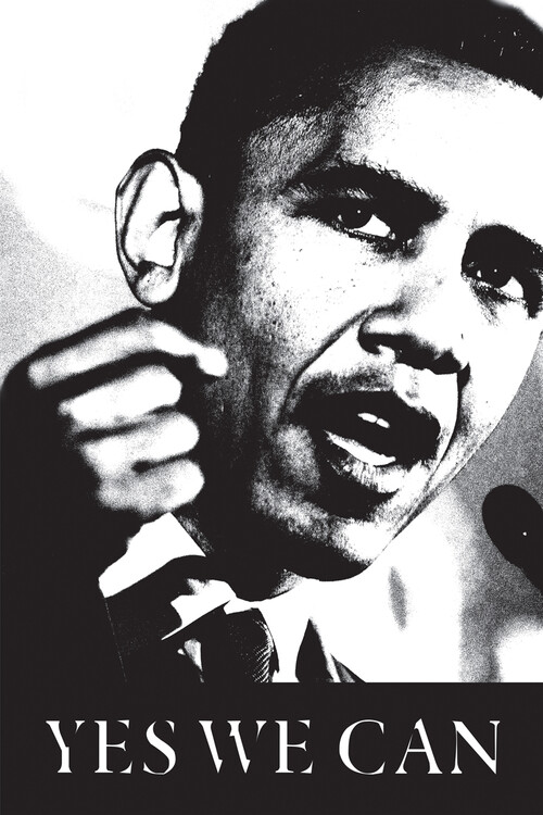 Plakát Obama - Yes We Can