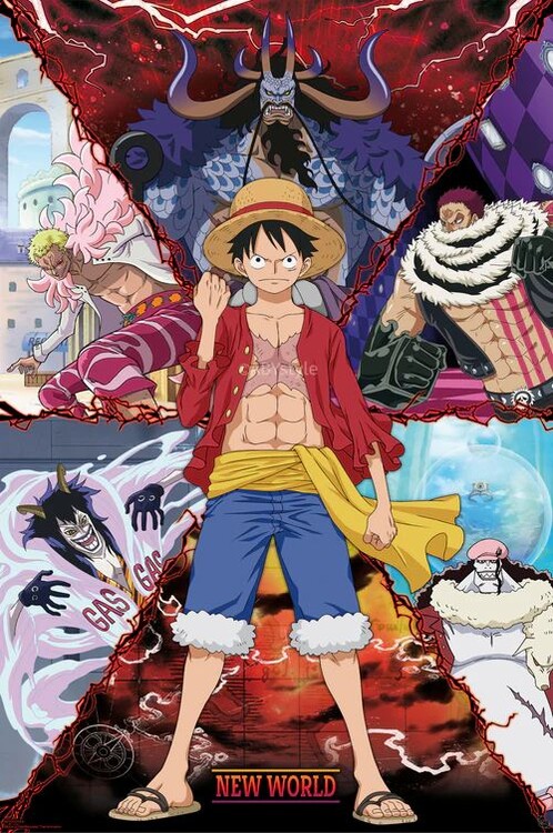 Plakát One Piece - Luffy vs New World