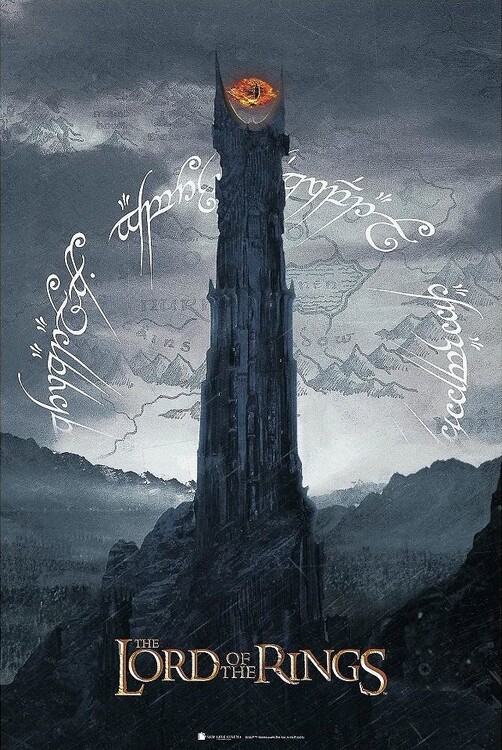 Plakát Pán Prstenů - Sauron Tower