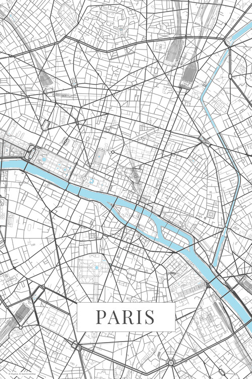 Fototapeta Paris white