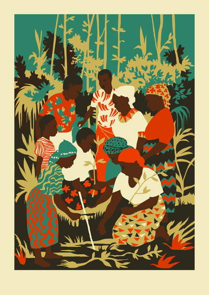 Plakát Planting Trees