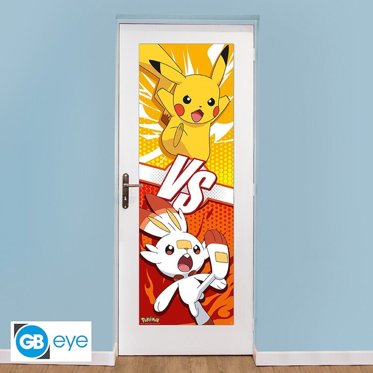 Plakat Pokemon - Pikachu and Scorbunny