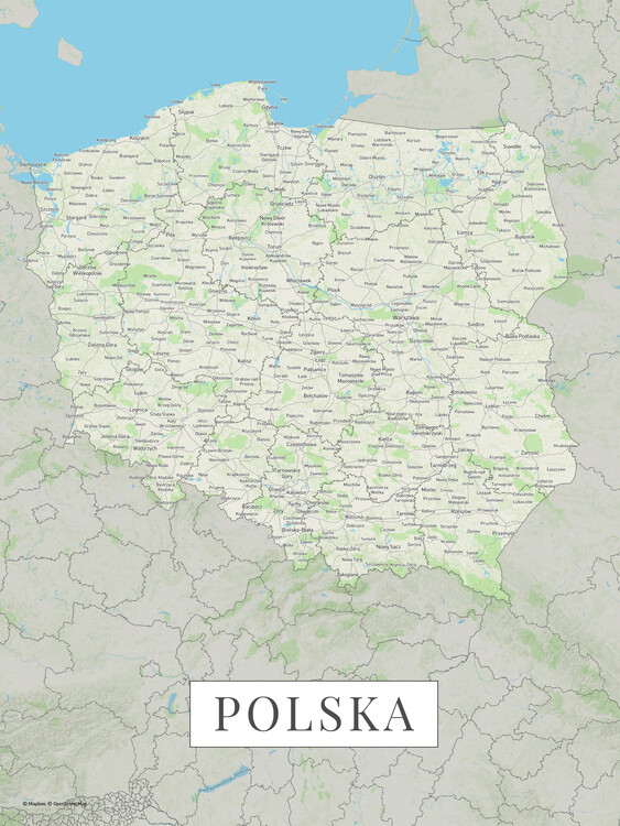 Plakát Polsko color