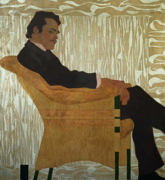 Plakát Portrait of Hans Massmann, 1909