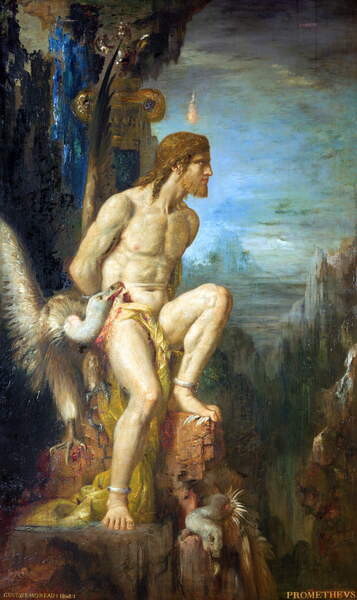 Plakát Prometheus, 1868