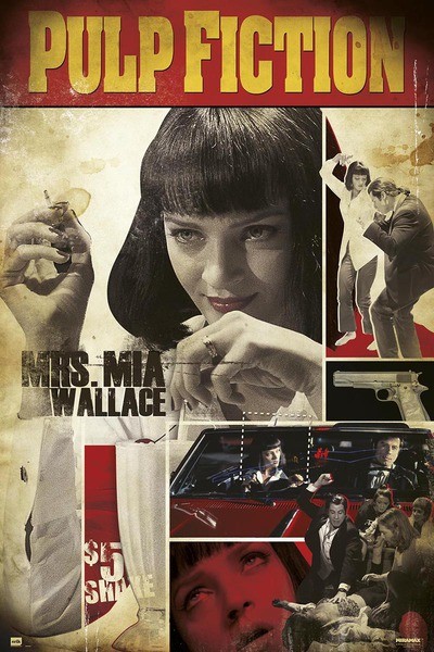 Plakat Pulp Fiction - Mia