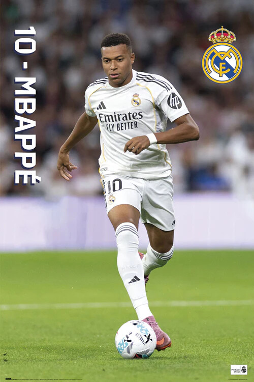 Plakát Real Madrid - 2025/2026 MBAPPE