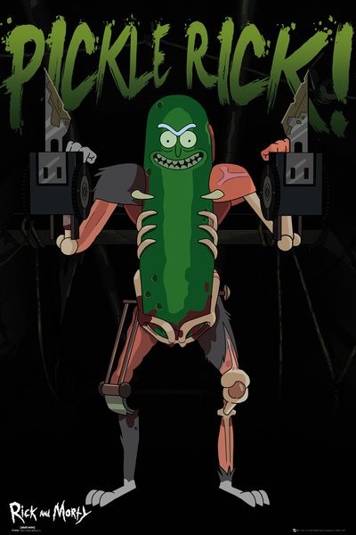 Plakat Rick and Morty - Pickle Rick