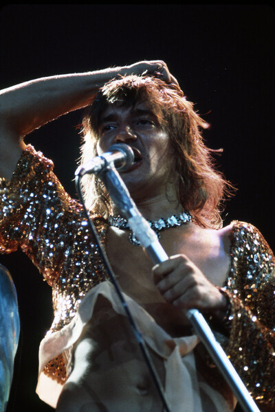 Plakát Rod Stewart in concert with rock band The Faces, 1972